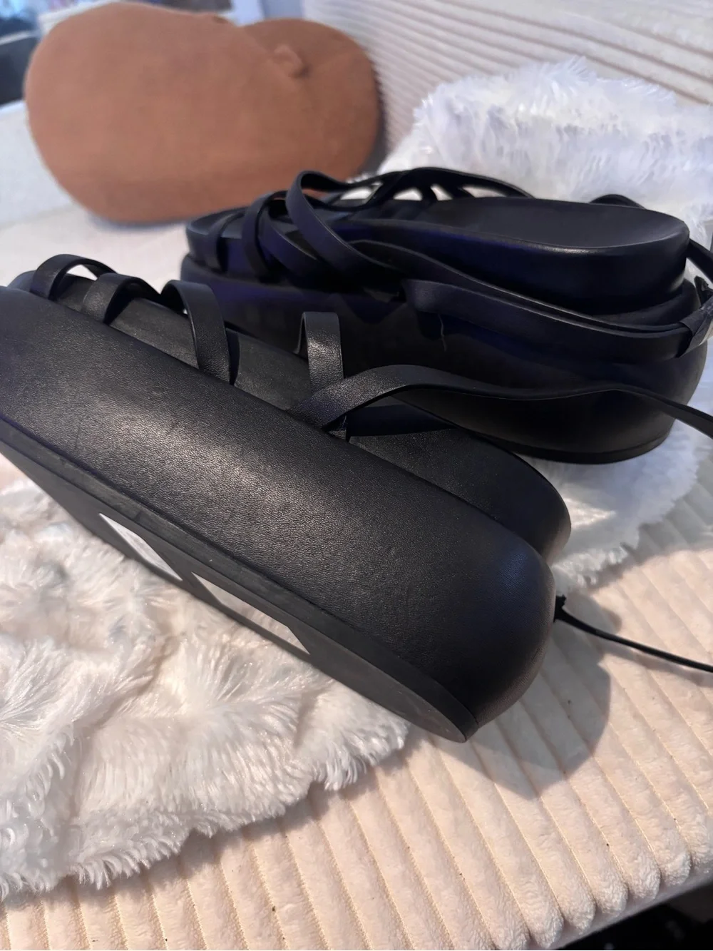 Jonathan Simkhai Leather Slingback Sandals 38